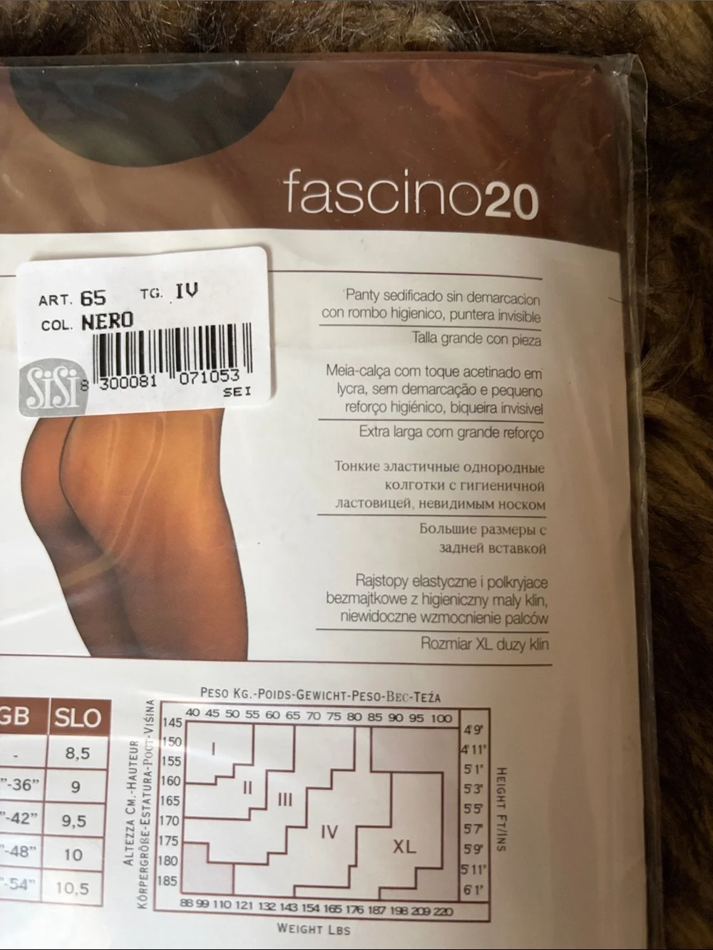 SiSi fascino20 sheer